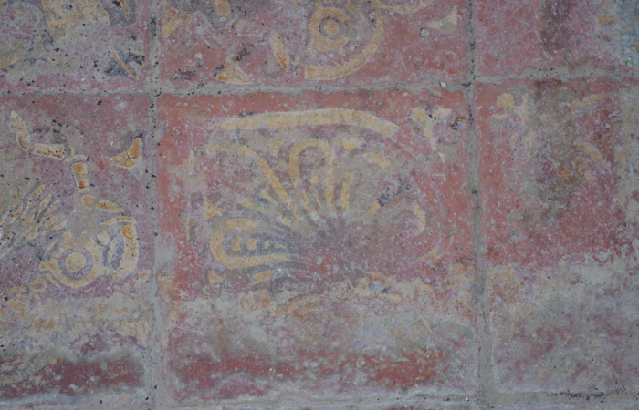 Carrelage de sol de l'Eglise